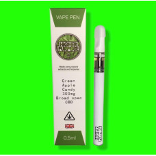 Green Apple Candy CBD Vape - 300mg Disposable 